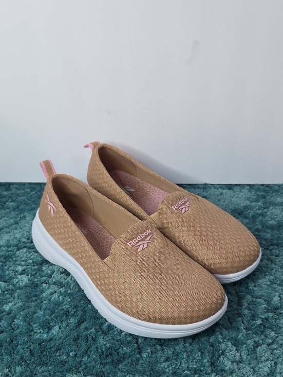Reebok Shoes - Reebok Women's Slip-On Walking Shoes in Rose Gold Size 8.5